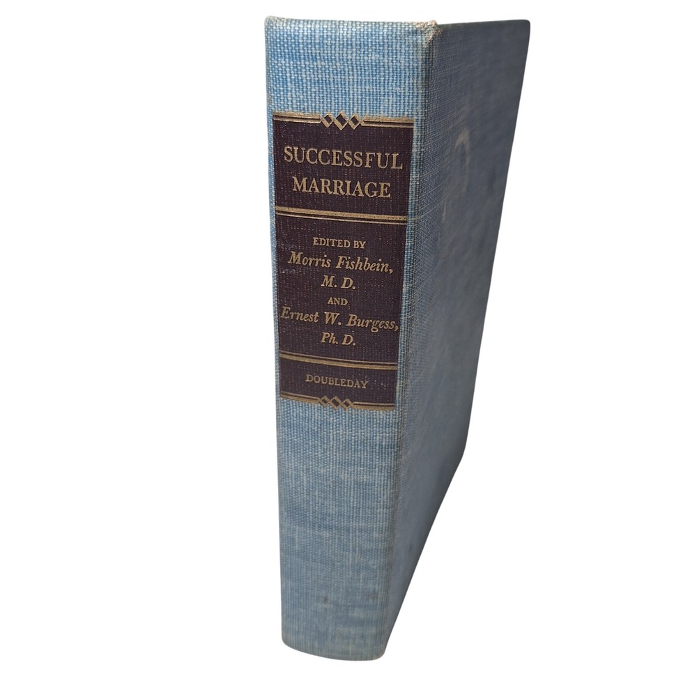 Successful Marriage Hardcover Book 1947 Vintage MCM Decor